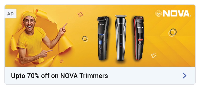 Panasonic trimmer flipkart sale